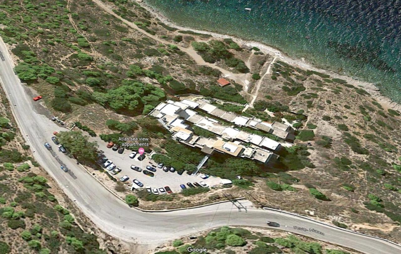 Atlas Apartment With Private Beach And Seaview Loutráki Esterno foto